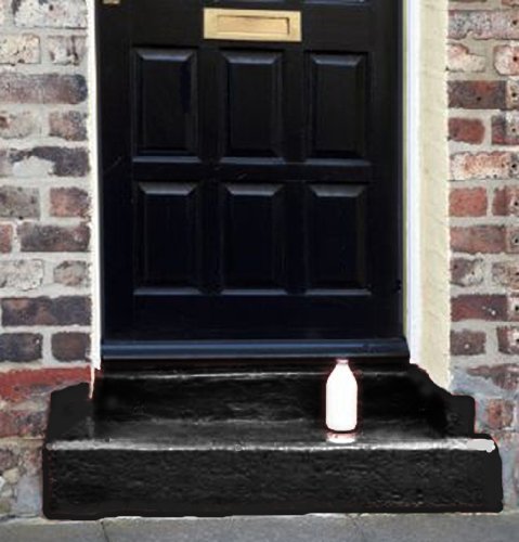 Ronseal Doorstop Paint Tile Black Satin Doorstep Paint, 750ml