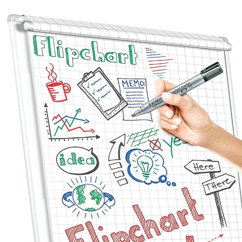 Staedtler Flipchart Marker Assorted (4 Pack) 356 WP4
