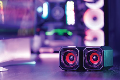 Surefire Gator Eye Gaming Speakers Red 48820
