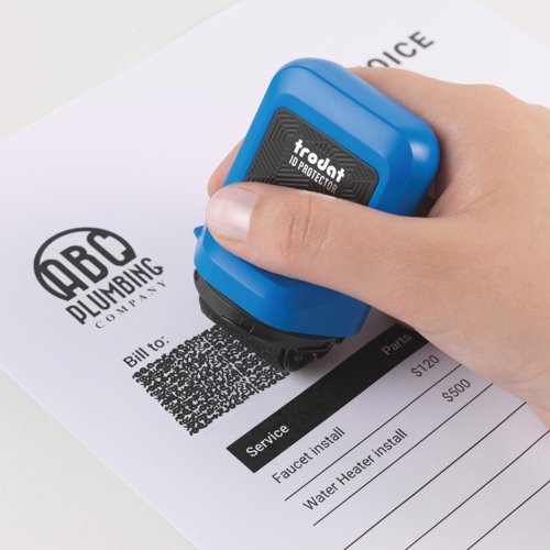 Trodat ID Protector Roller Ink Stamp 199523