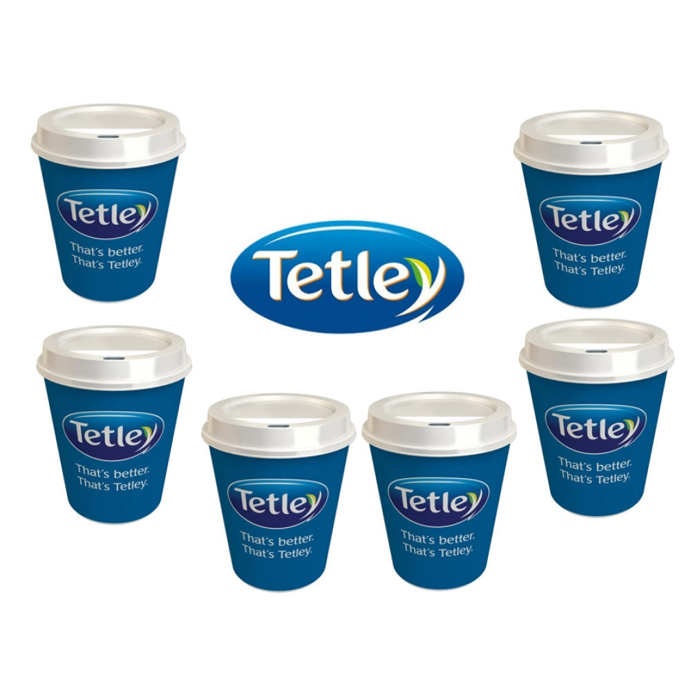 Tetley On The Go 300's Includes Cups, Teabags, & Lids,