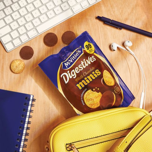 McVities Chocolate Digestive Minis Sharing Pouch Biscuits 80g 44971