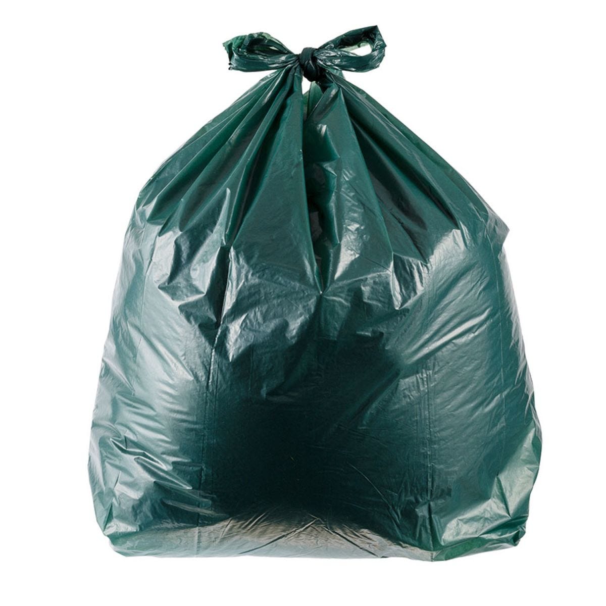 Heavy Duty Green Garden Sacks 10 Pack Handles 50L Capacity