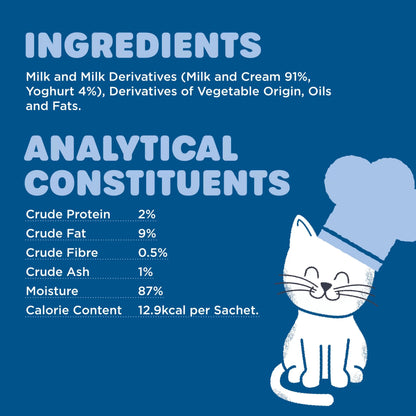 Webbox Lick-e-Lix Cat Treats Milk & Yoghurt 7 Sachets