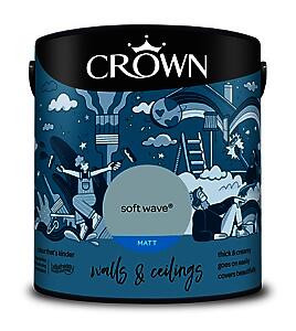 Crown Paints Matt Soft Wave 2.5L