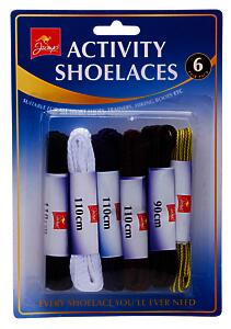 Activity Shoelaces 6Pk