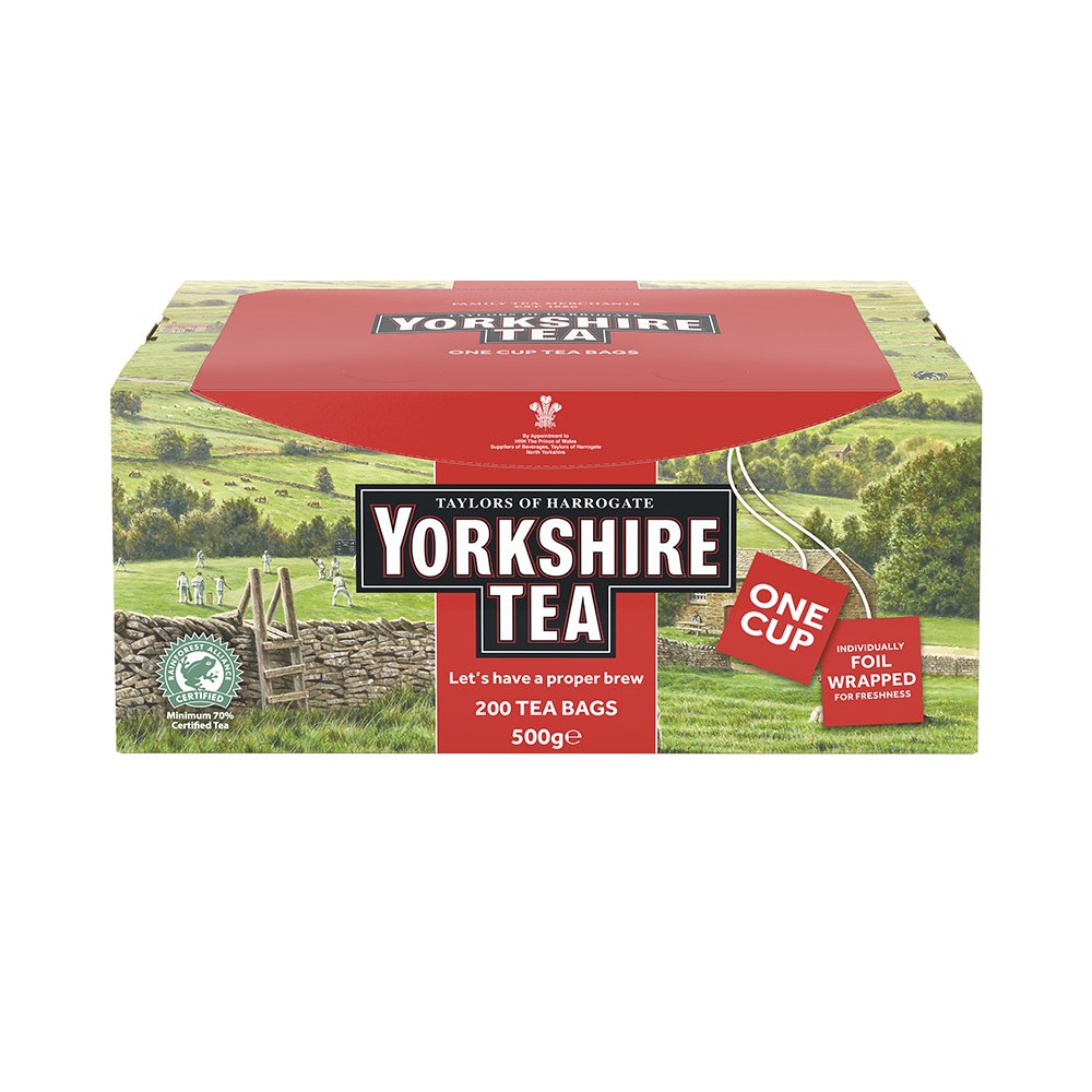 Yorkshire Tea Tagged and Enveloped (Pack of 200) 1341