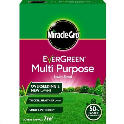 Miracle-Gro Evergreen Multi Purpose Lawn Seed 7m2, 210g