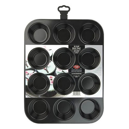 Chef Aid Tala 12 Cup Shallow Bun Tin