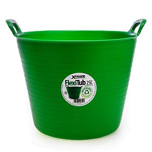 100% Recyc Flexi-Tub 25L Green