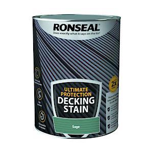 Ronseal Ultimateimate Decking Stain Sage 5L