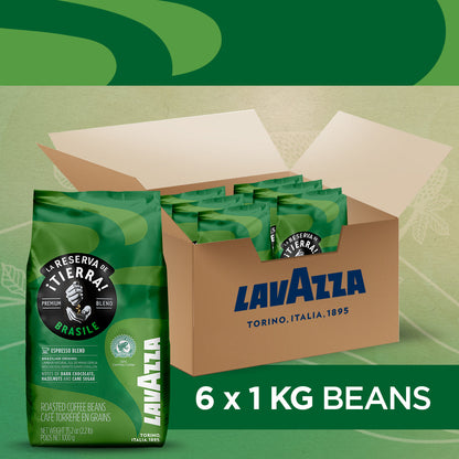 Lavazza Tierra Brasile Premium Blend Coffee Beans 1kg