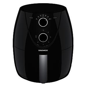 Daewoo 4L Manual Air Fryer | Family Size | Black | 4 Litre Capacity
