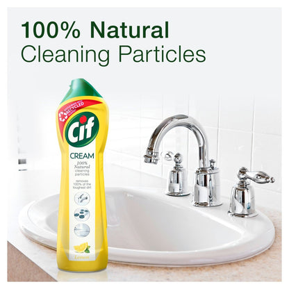 Cif Cream Cleaner Lemon 500ml - UK BUSINESS SUPPLIES