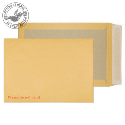 Blake Board Back Pocket Peel and Seal Manilla C4 324x229 120gsm, 125's