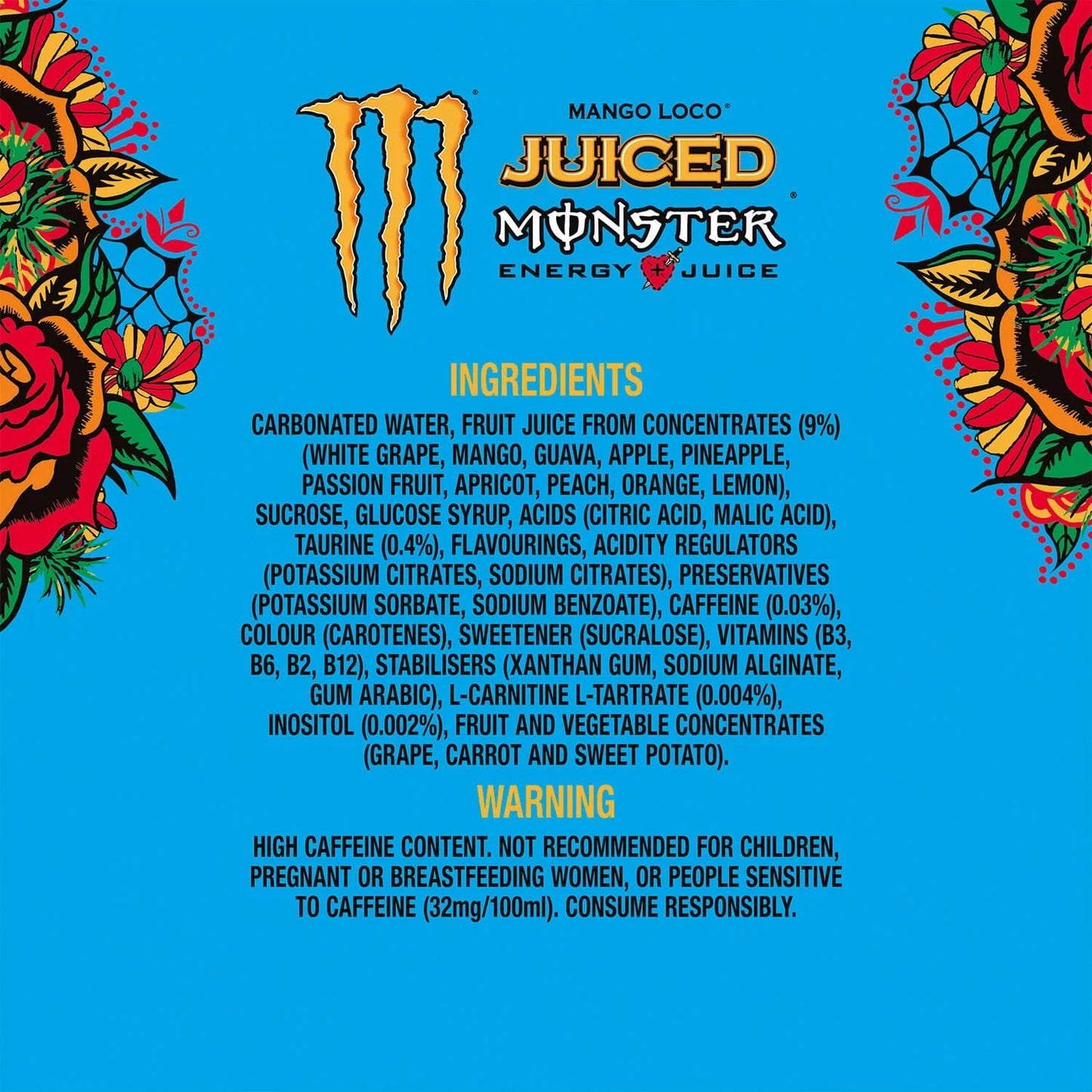 Monster Energy Mango Loco Cans 12x500ml