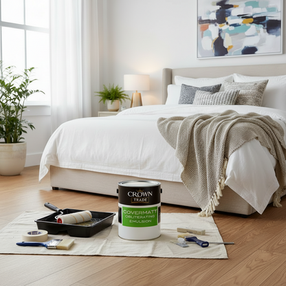 Crown Trade Covermatt Obliterating Emulsion 5 Litre WHITE