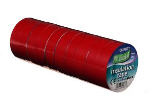 Utape Pvc Tape Red X10 19Mmx20M