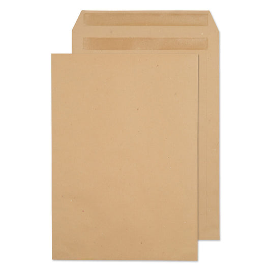 ValueX Pocket Envelope C4 Self Seal Plain 90gsm Manilla (Pack 250) - 13878