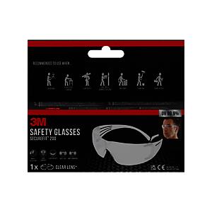 3M Securefit 200 Safety Glasses