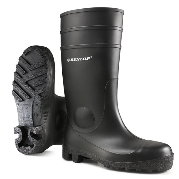 Dunlop Protomaster Full Safety PVC Wellingtons - {ALL COLOURS / SIZES}