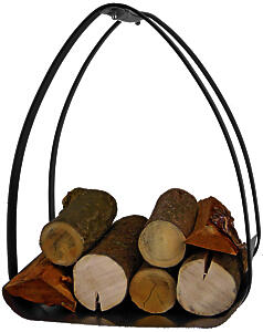 Vault Log Holder-Pewter Man0379