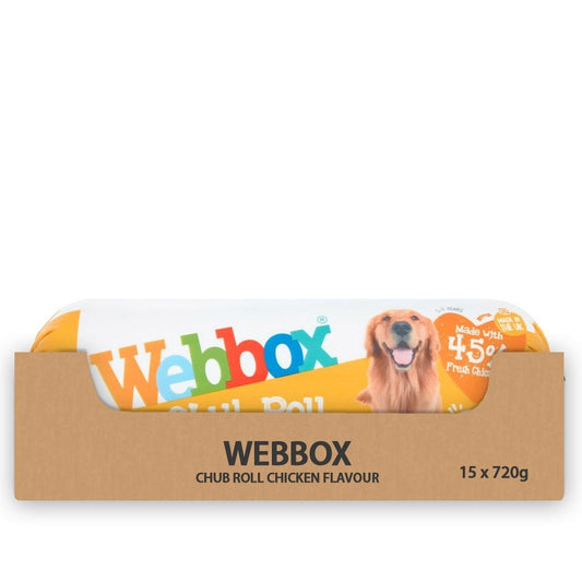 Webbox Dog Food Chub Roll Chicken 15 x 720g