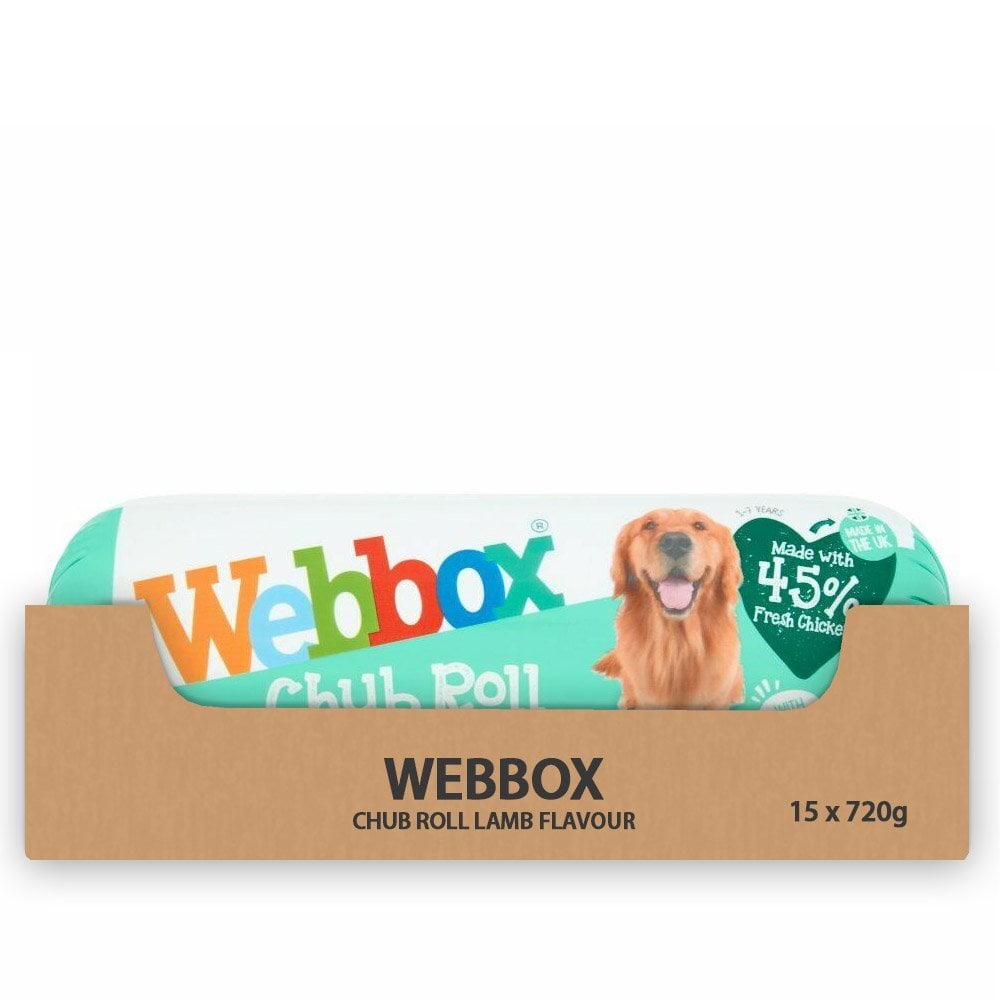 Webbox Dog Food Chub Roll Duck 15 x 720g
