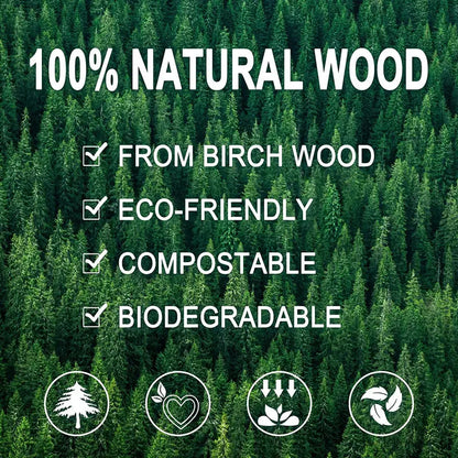 Belgravia- Disposable Eco Friendly  Wooden Cutlery Knives,Forks, Spoons & Teaspoons