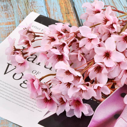 Fixtures Artificial Pink Peach Tree 95cm