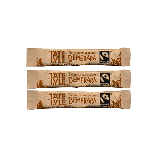 Fairtrade Brown Sugar Sticks by Tate & Lyle(Pack of 1000)