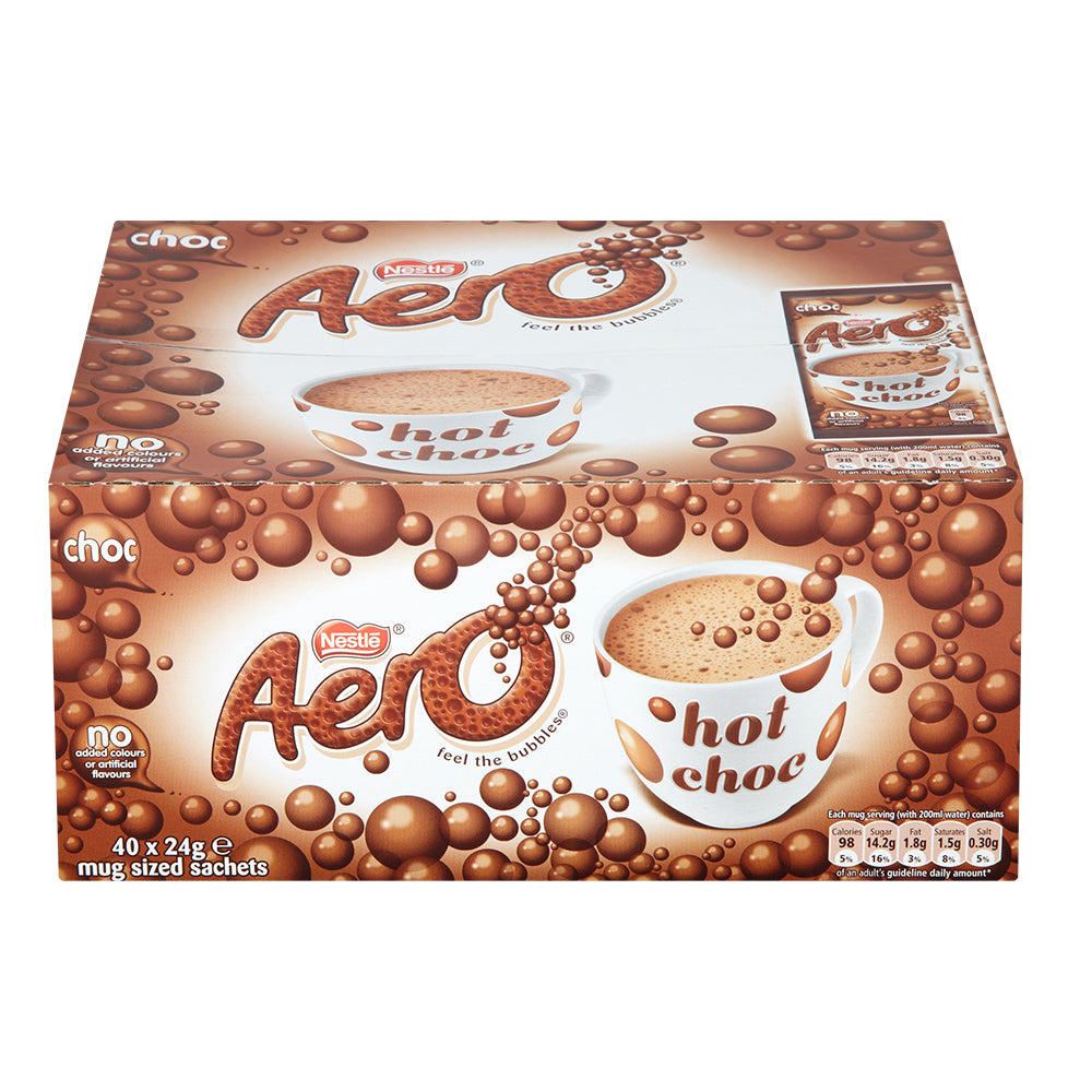 Nestle Aero Hot Drinking Chocolate 24g (Pack of 40)