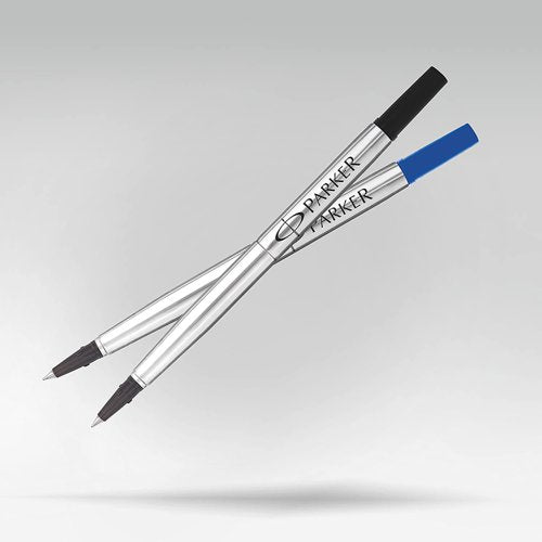 Parker Rollerball Refill Medium Black (Pack of 12) S0881230