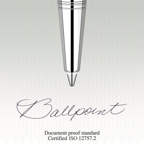 Parker Quink Ballpoint Pen Refill Medium Black Blister (Pack of 12) S0909550