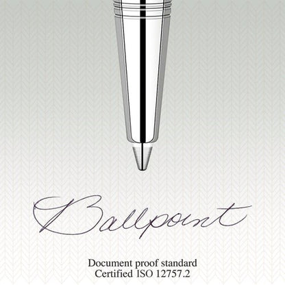 Parker Quink Ballpoint Pen Refill Medium Black Blister (Pack of 12) S0909550