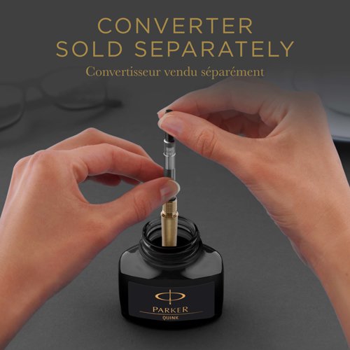 Parker Quink Permanent Ink Bottle Blue 2oz S0037470