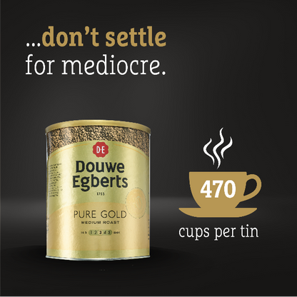 Douwe Egberts Pure Gold Instant Coffee 750g Tin - UK BUSINESS SUPPLIES