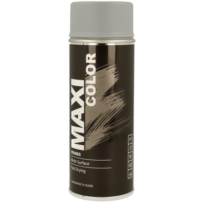 Maxicolor Grey Spray Primer | Indoor or Outdoor |400ml