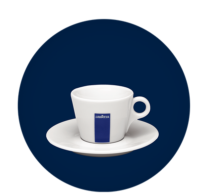 Lavazza Branded Cappuccino Cup & Saucer Set