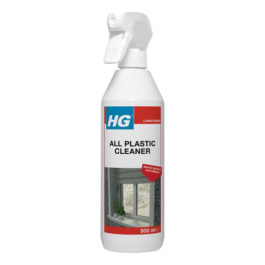 HG All Plastic Cleaner, Multi-Use Interior Cleaning Formula for UPVC 500ml
