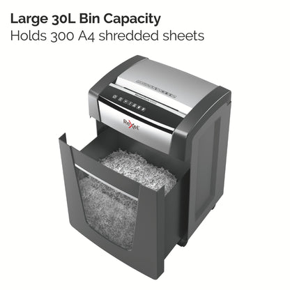 Rexel Momentum M515 Micro Cut Shredder 30 Litre 15 Sheet Black 2104577