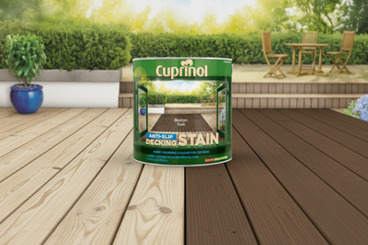 Cuprinol 2.5L Anti Slip Decking Stain Boston Teak