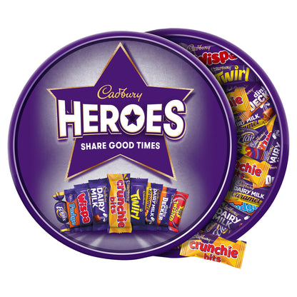 Cadbury Dairy Milk Heroes Tub, 550g | 10 x Tub Bundle