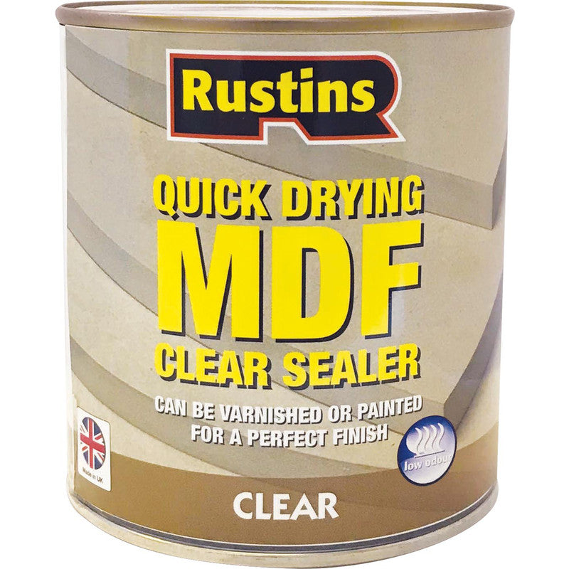 Rustins Quick Dry MDF Sealer | Professional Sealant For Rapid Results | 500ml