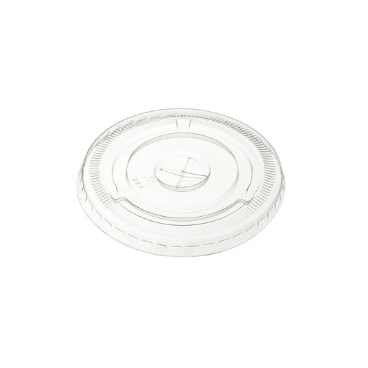 Belgravia Disposables 16oz - 20oz Flat Smoothie Cup Lids with Hole