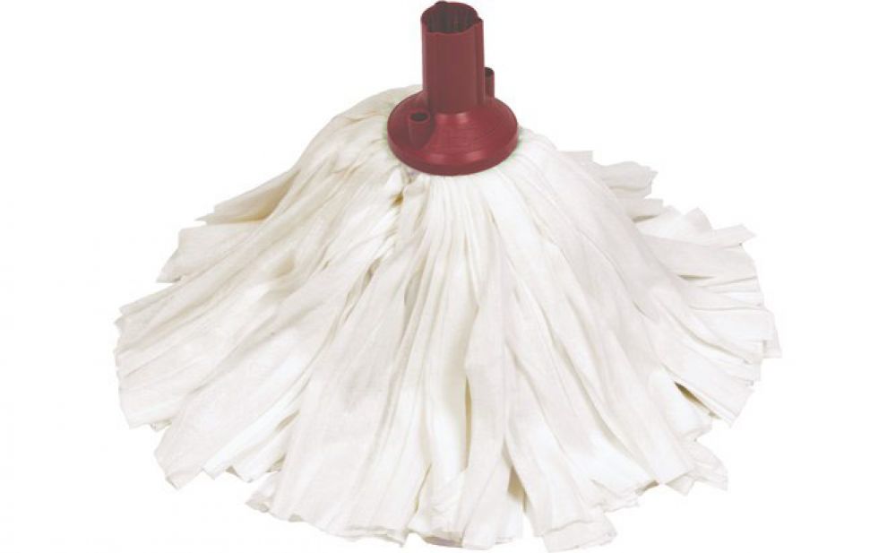 Janit-X Big White Mop Head Red (10 Mop Pack)
