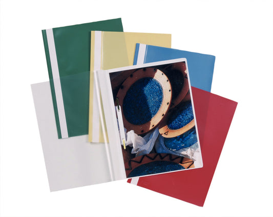 Esselte Report File Polypropylene A4 Assorted Colours (Pack 25) 15449