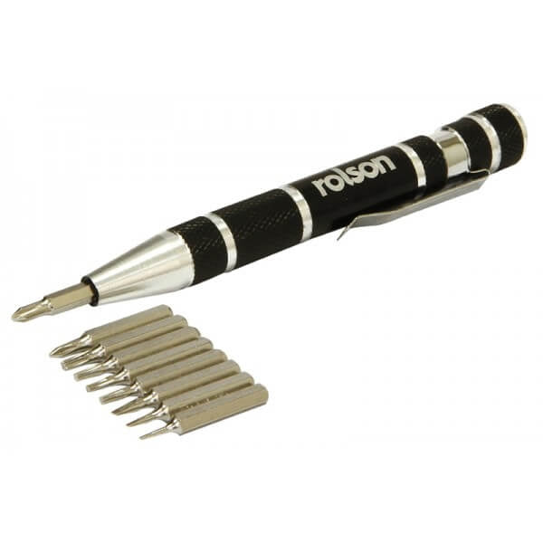 Rolson 9in1 Precision Screwdriver Bit Set - UK BUSINESS SUPPLIES