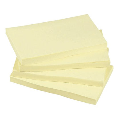 5 Star Re-Move Notes Repositionable 76x127mm Yellow (Pack of 12) 296646