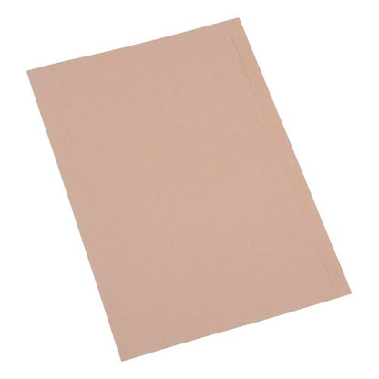 5 Star Recycled Square Cut Folder Foolscap 250gsm Buff (Pack of 100) 297404